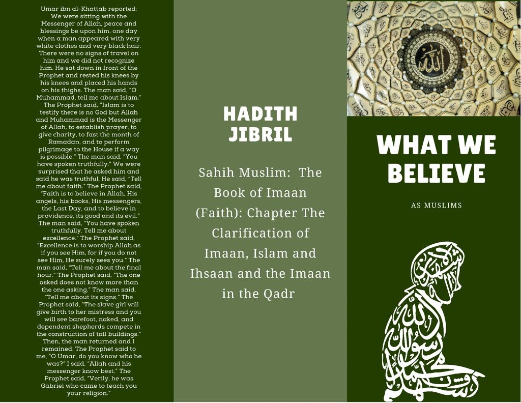 What We Believe as&nbsp;Muslims