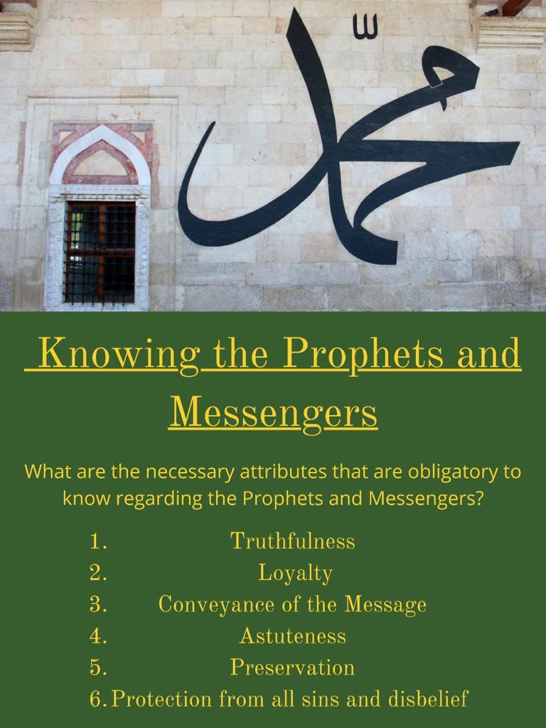 What We Believe as Muslims – The Prophets and Messengers